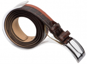 Braauutigam Accessoires Herrenguertel Riem Croco Leather 0027 01 Bei Sissi Brautmoden Magdeburg