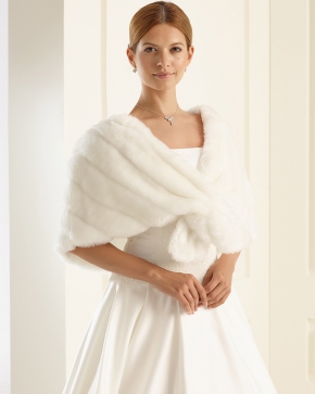 Braut Bolero Bianco Evento 2019 E139 Sissi Brautmoden Magdeburg