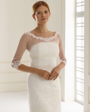 Braut Bolero Bianco Evento 2019 E150 Sissi Brautmoden Magdeburg