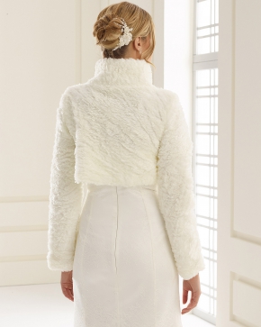 Braut Bolero Bianco Evento 2019 E155 2 Sissi Brautmoden Magdeburg