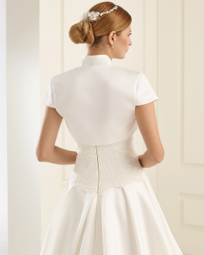 Braut Bolero Bianco Evento 2019 E17S 2 Sissi Brautmoden Magdeburg