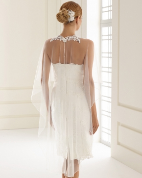 Braut Bolero Bianco Evento 2019 E190 2 Sissi Brautmoden Magdeburg