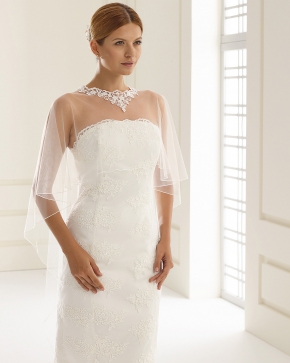 Braut Bolero Bianco Evento 2019 E190 Sissi Brautmoden Magdeburg