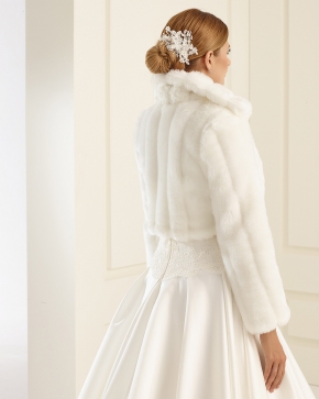 Braut Bolero Bianco Evento 2019 E20 2 Sissi Brautmoden Magdeburg