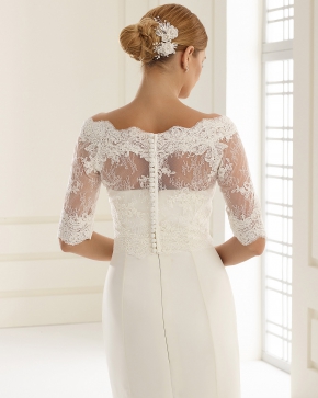 Braut Bolero Bianco Evento 2019 E221 2 Sissi Brautmoden Magdeburg
