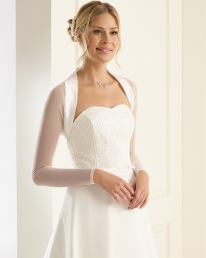 Braut Bolero Bianco Evento 2019 E225 Sissi Brautmoden Magdeburg