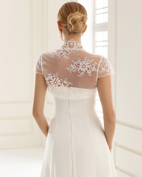 Braut Bolero Bianco Evento 2019 E235 2 Sissi Brautmoden Magdeburg