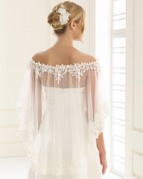 Braut Bolero Bianco Evento 2019 E244 2 Sissi Brautmoden Magdeburg