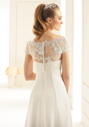 Braut Bolero Bianco Evento 2019 E257 2 Sissi Brautmoden Magdeburg