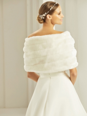 Braut Bolero Bianco Evento 2019 E262 2 Sissi Brautmoden Magdeburg