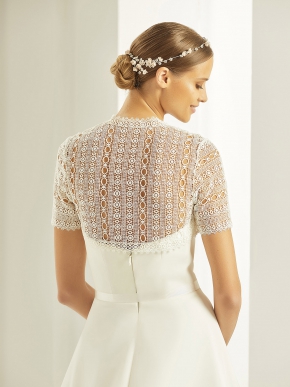 Braut Bolero Bianco Evento 2019 E281 2 Sissi Brautmoden Magdeburg