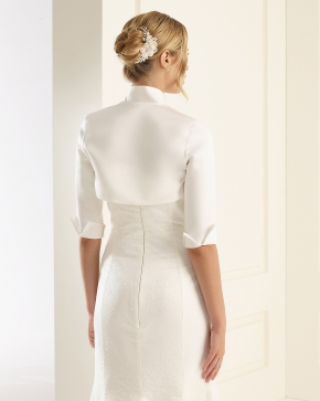 Braut Bolero Bianco Evento 2019 E55S 2 Sissi Brautmoden Magdeburg