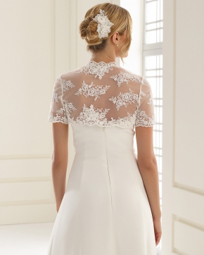 Braut Bolero Bianco Evento 2019 E86 2 Sissi Brautmoden Magdeburg