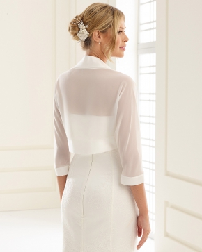 Braut Bolero Bianco Evento 2019 E92 2 Sissi Brautmoden Magdeburg