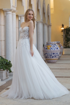 Sincerity Bridal 2019 Brautkleid 44076D FF Sissi Brautmoden Magdeburg