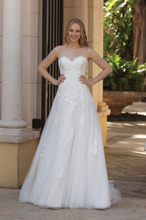 Sincerity Bridal 2019 Brautkleid 44095D FF Sissi Brautmoden Magdeburg