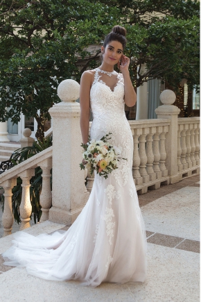 Sincerity Bridal 2019 Brautkleid 44099 Sand FF Sissi Brautmoden Magdeburg