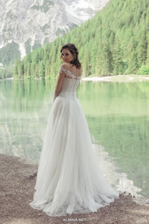 Le Rina 2020 Brautkleid Albina Set 02 Sissi Brautmoden Magdeburg