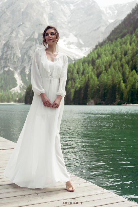 Le Rina 2020 Brautkleid Neglige 1 Sissi Brautmoden Magdeburg