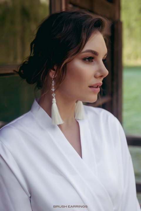 Le Rina 2020 Brautkleid Brush Earrings Sissi Brautmoden Magdeburg