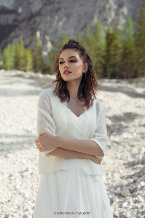 Le Rina 2020 Brautkleid Cardigan 02 20C Sissi Brautmoden Magdeburg