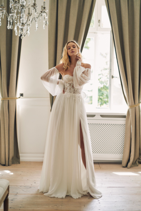 Annais Ola La 2024 Brautkleid Blanca sleeves Sissi Brautmoden Magdeburg