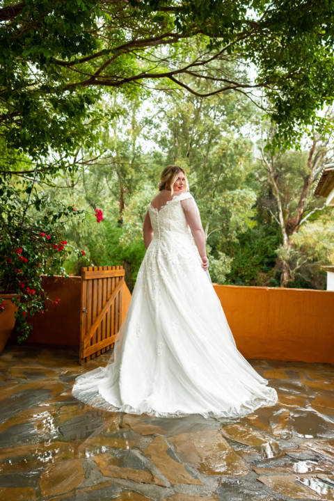 Bridalstar Curvy 2024 großen Größen Brautkleid Jahlayza Back (2) Sissi Brautmoden Magdeburg