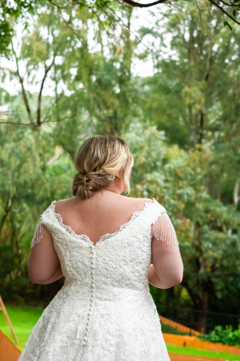 Bridalstar Curvy 2024 großen Größen Brautkleid Jahlayza Back Close (2) Sissi Brautmoden Magdeburg