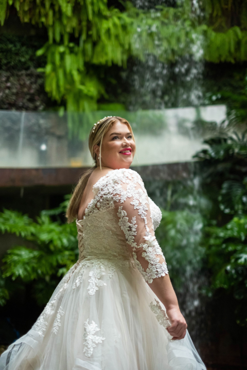 Bridalstar Curvy 2024 großen Größen Brautkleid Juniper Back Close Sissi Brautmoden Magdeburg