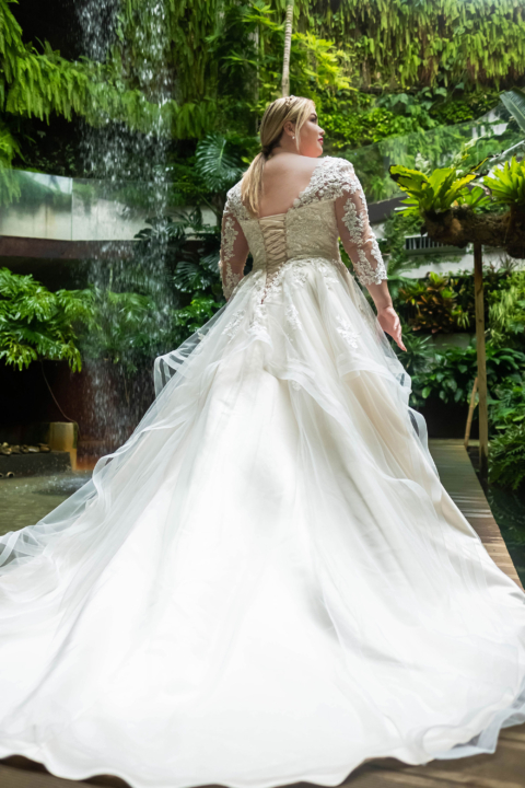 Bridalstar Curvy 2024 großen Größen Brautkleid Juniper Back Sissi Brautmoden Magdeburg