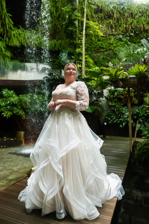 Bridalstar Curvy 2024 großen Größen Brautkleid Juniper Front (2) Sissi Brautmoden Magdeburg