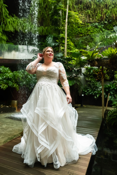 Bridalstar Curvy 2024 großen Größen Brautkleid Juniper Front (3) Sissi Brautmoden Magdeburg