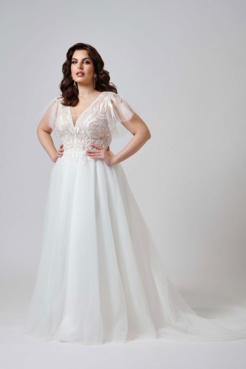 Lovely Plus Size 2024 großen Größen Brautkleid LO 406T 01 Sissi Brautmoden Magdeburg