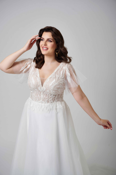 Lovely Plus Size 2024 großen Größen Brautkleid LO 406T 03 Sissi Brautmoden Magdeburg