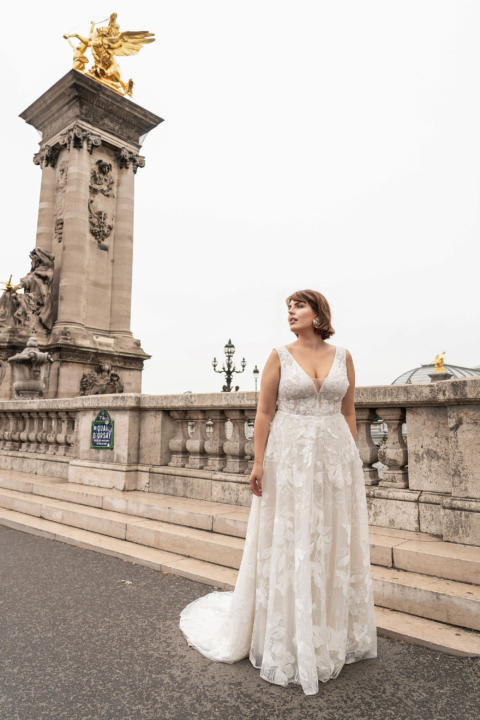 Lovely Plus Size 2024 großen Größen Brautkleid LO 408T 07 Sissi Brautmoden Magdeburg