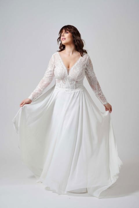 Lovely Plus Size 2024 großen Größen Brautkleid LO 410T 01 Sissi Brautmoden Magdeburg