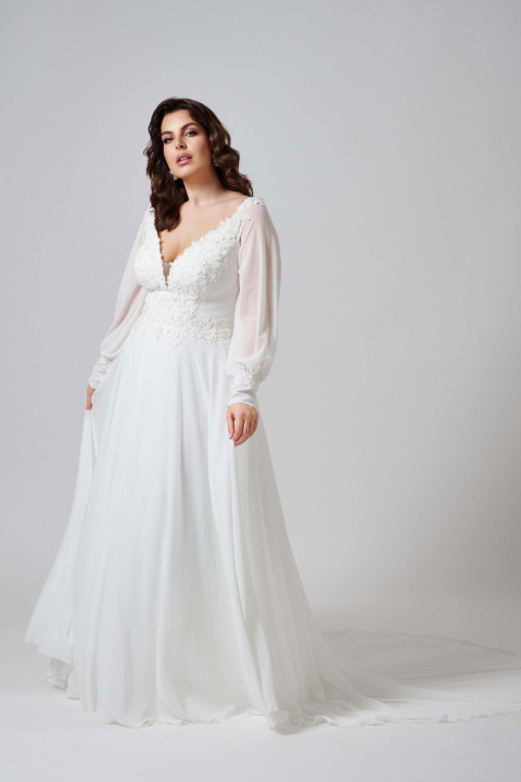 Lovely Plus Size 2024 großen Größen Brautkleid LO 419T 01 Sissi Brautmoden Magdeburg