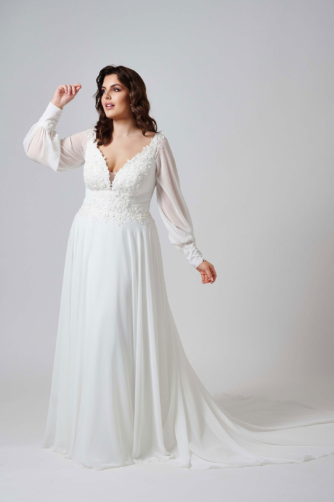 Lovely Plus Size 2024 großen Größen Brautkleid LO 419T 02 Sissi Brautmoden Magdeburg