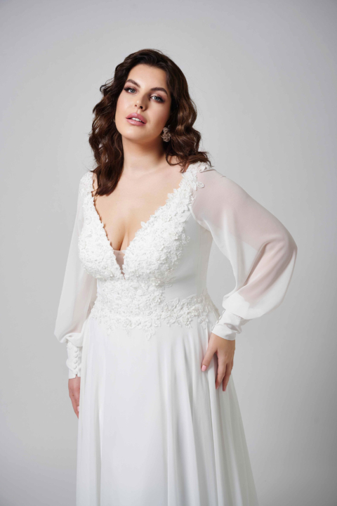Lovely Plus Size 2024 großen Größen Brautkleid LO 419T 05 Sissi Brautmoden Magdeburg