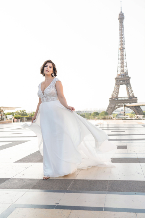 Lovely Plus Size 2024 großen Größen Brautkleid LO 430T 01 Sissi Brautmoden Magdeburg