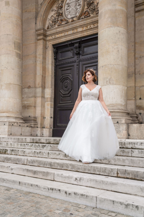 Lovely Plus Size 2024 großen Größen Brautkleid LO 439T 06 Sissi Brautmoden Magdeburg