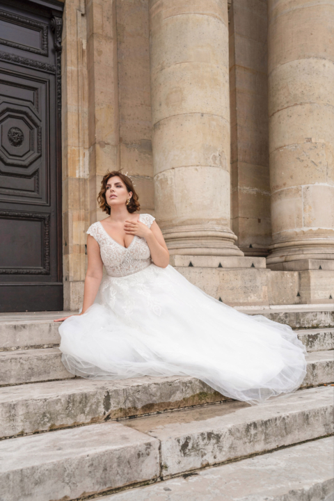 Lovely Plus Size 2024 großen Größen Brautkleid LO 439T 08 Sissi Brautmoden Magdeburg