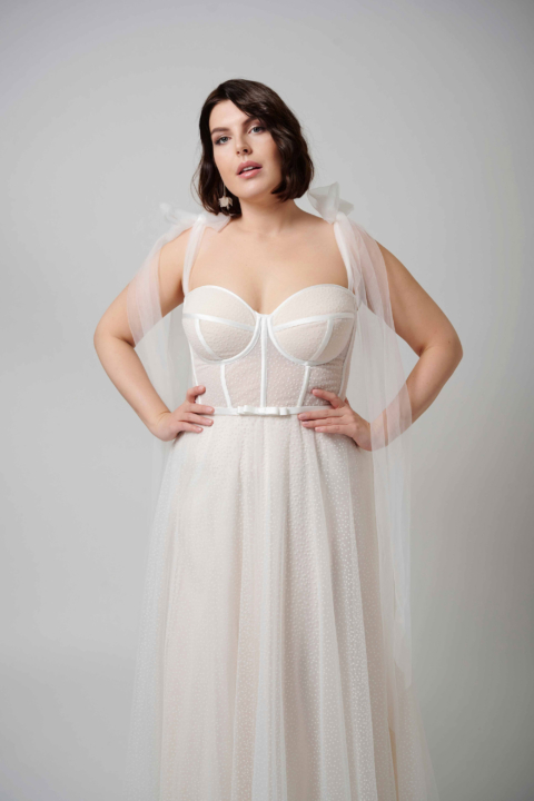 Lovely Plus Size 2024 großen Größen Brautkleid LO 448T 01 Sissi Brautmoden Magdeburg