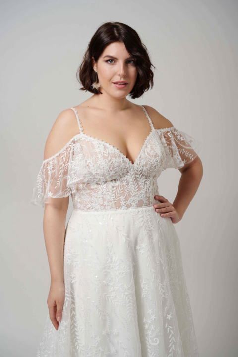 Lovely Plus Size 2024 großen Größen Brautkleid LO 451T 03 Sissi Brautmoden Magdeburg