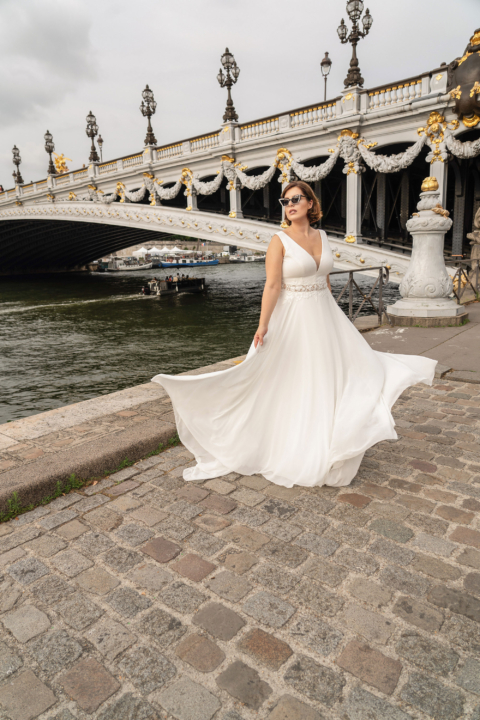 Lovely Plus Size 2024 großen Größen Brautkleid LO 454T 01 Sissi Brautmoden Magdeburg