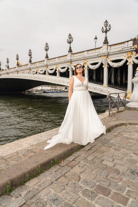 Lovely Plus Size 2024 großen Größen Brautkleid LO 454T 07 Sissi Brautmoden Magdeburg