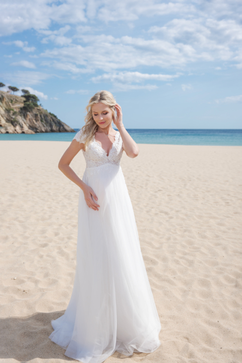 MamiLove 2024 Umstandskleid Brautkleid BS512 (1) Sissi Brautmoden in Magdeburg