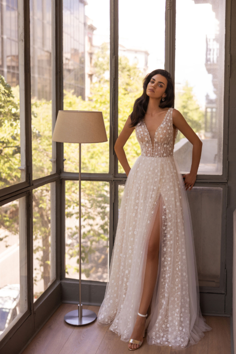 Mode de Pol 2024 Brautkleid E 5410 01 Sissi Brautmoden Magdeburg