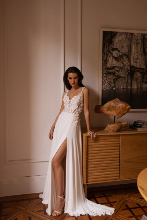 Mode de Pol 2024 Brautkleid E 5482 01 Sissi Brautmoden Magdeburg