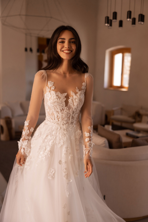 Mode de Pol 2024 Brautkleid E 5508 04 Sissi Brautmoden Magdeburg